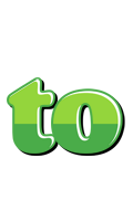 To apple logo