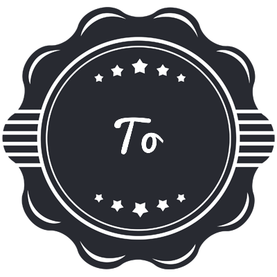 To badge logo