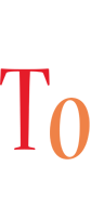 To birthday logo