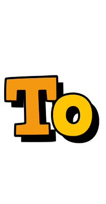 To cartoon logo