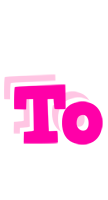 To dancing logo