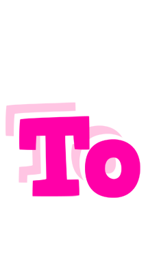 To dancing logo