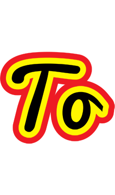 To flaming logo