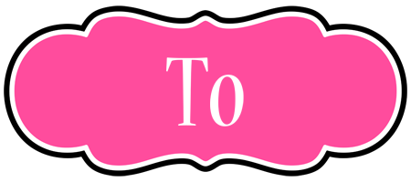 To invitation logo