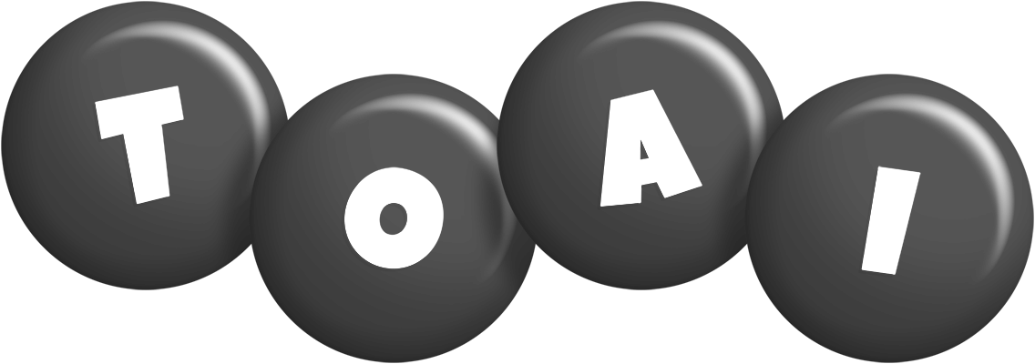 Toai candy-black logo