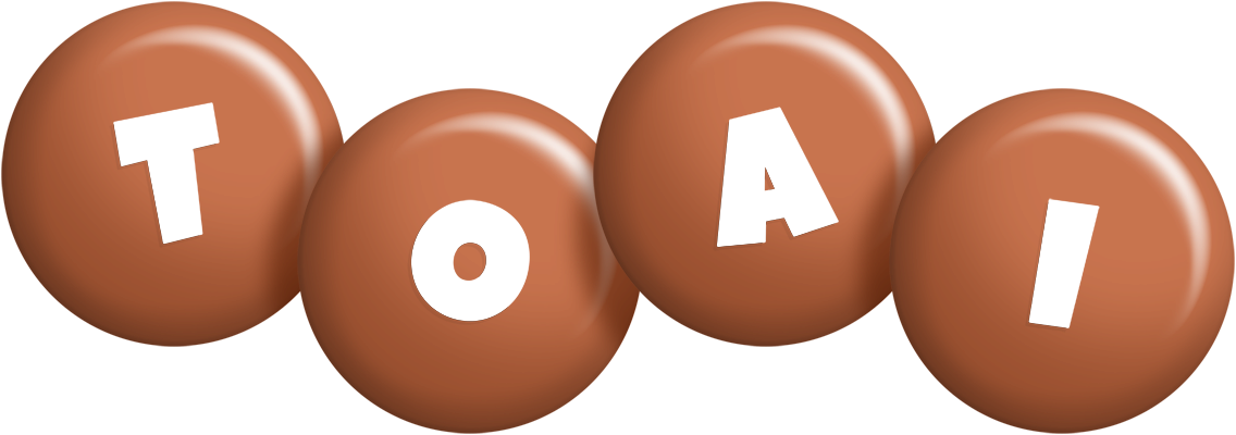 Toai candy-brown logo