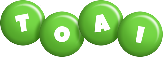 Toai candy-green logo