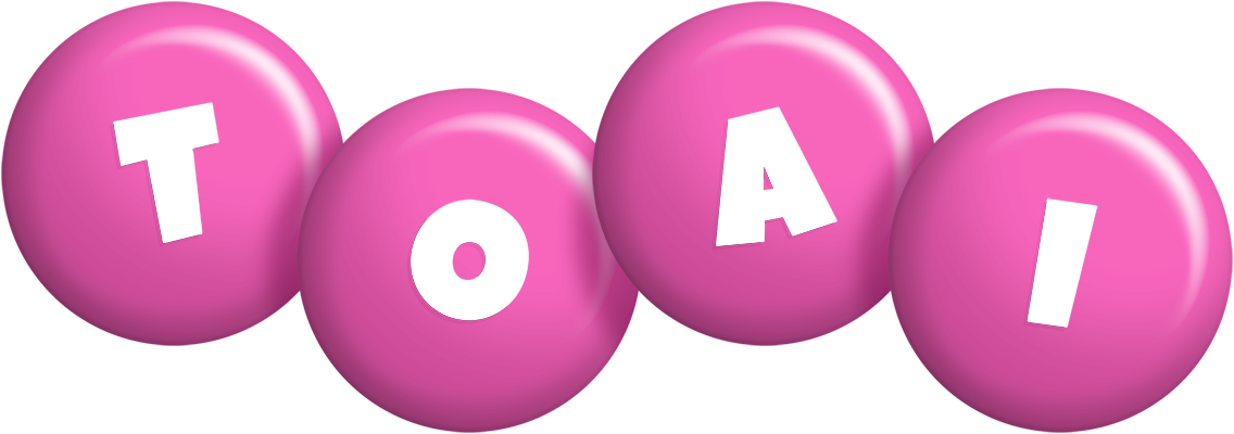 Toai candy-pink logo