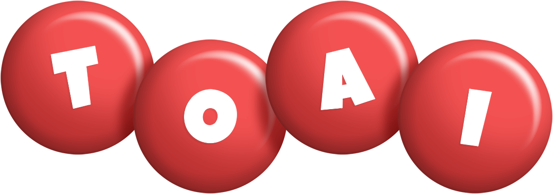 Toai candy-red logo