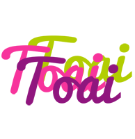 Toai flowers logo