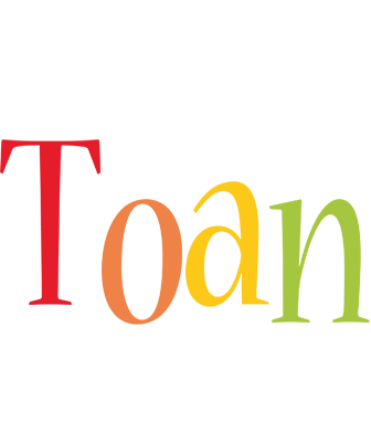 Toan birthday logo
