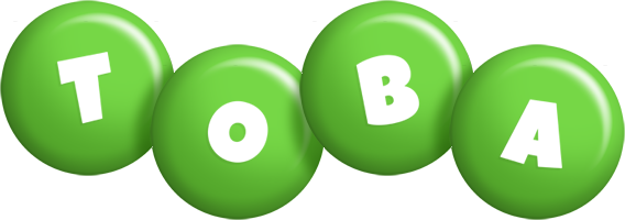 Toba candy-green logo