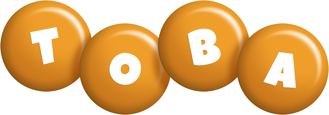 Toba candy-orange logo