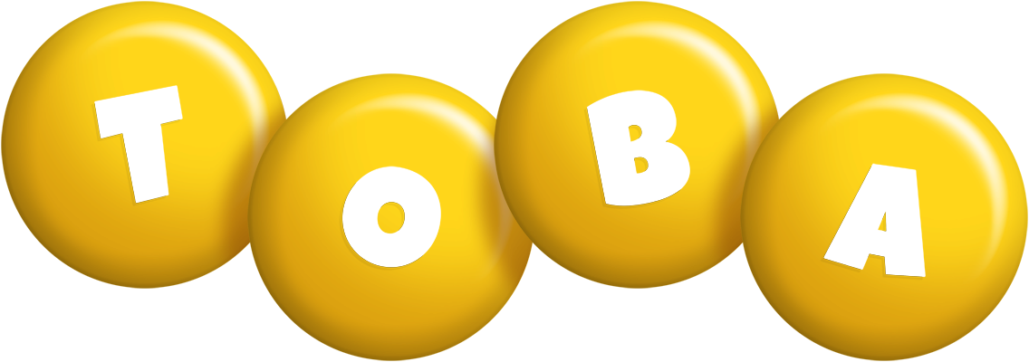 Toba candy-yellow logo