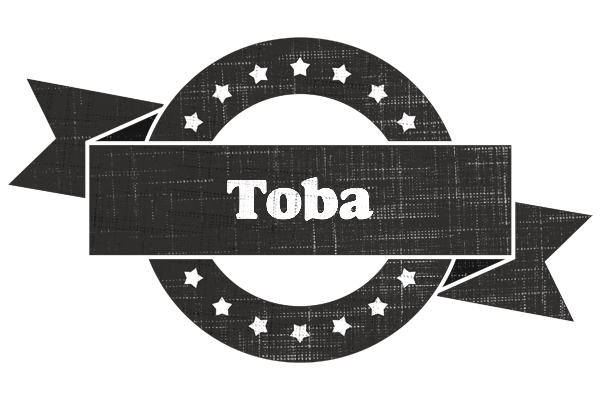 Toba grunge logo