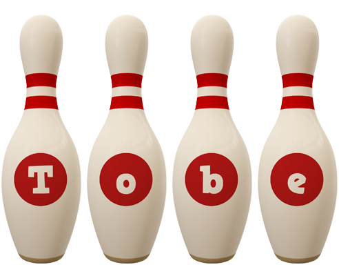 Tobe bowling-pin logo