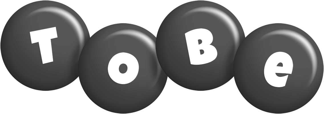 Tobe candy-black logo