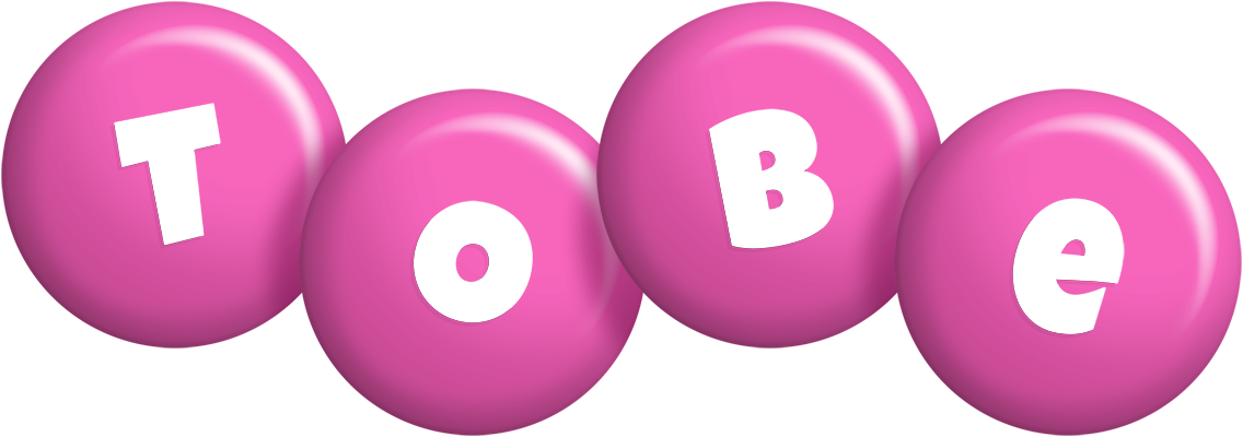 Tobe candy-pink logo