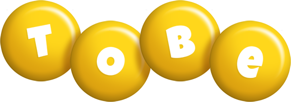 Tobe candy-yellow logo