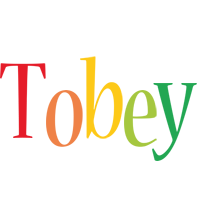 Tobey birthday logo