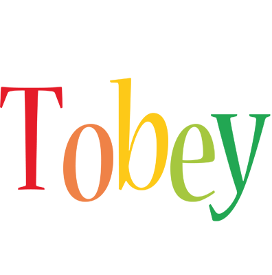 Tobey birthday logo