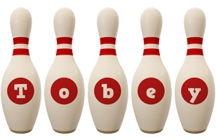 Tobey bowling-pin logo