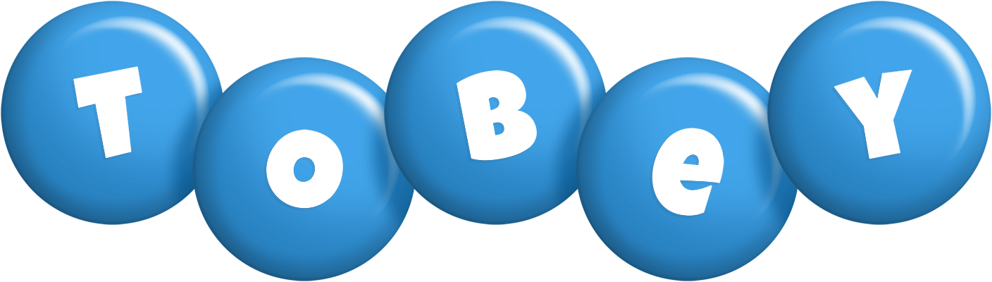 Tobey candy-blue logo