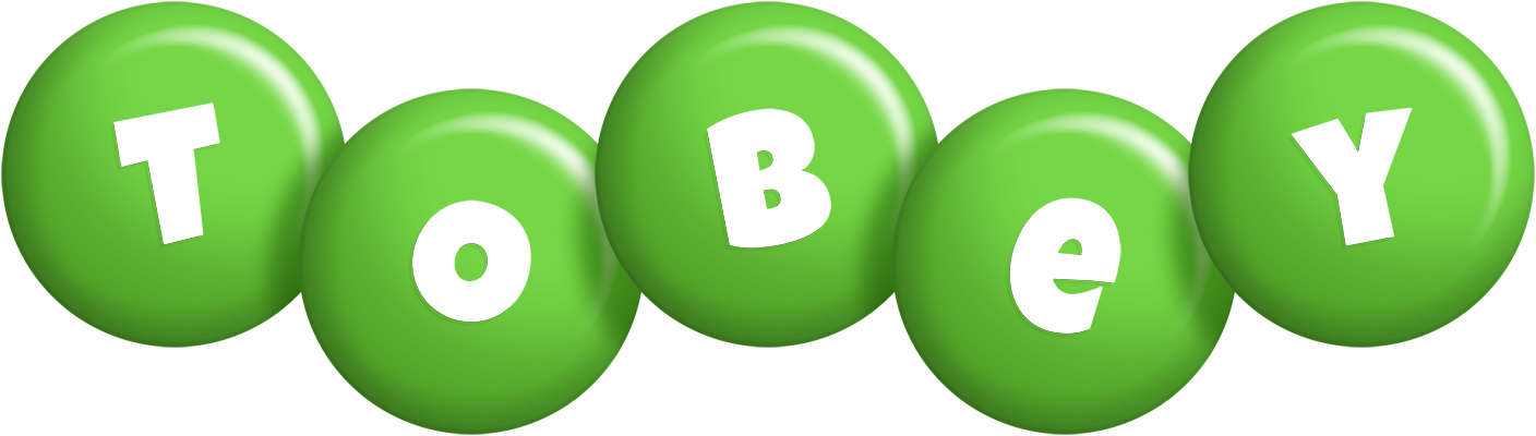 Tobey candy-green logo