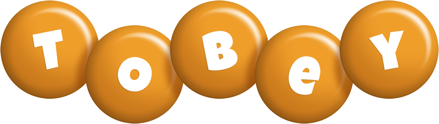 Tobey candy-orange logo