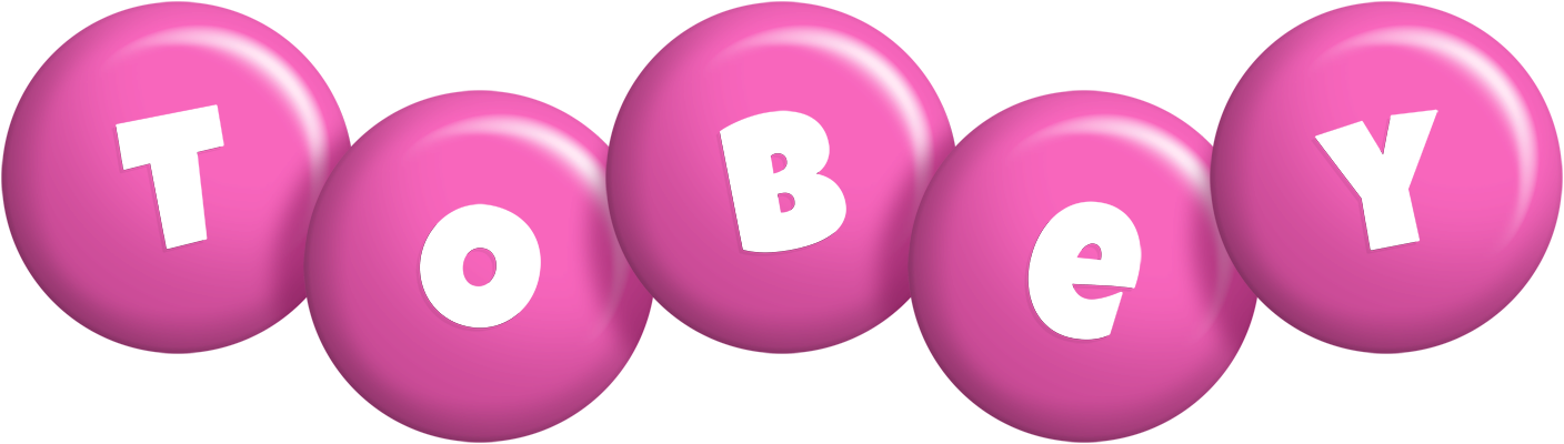 Tobey candy-pink logo