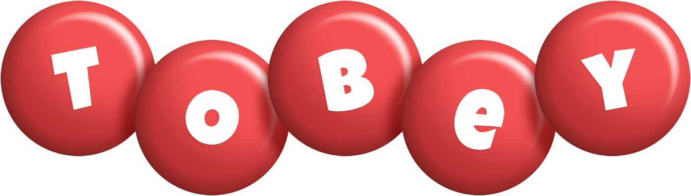 Tobey candy-red logo