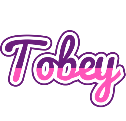 Tobey cheerful logo