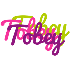 Tobey flowers logo