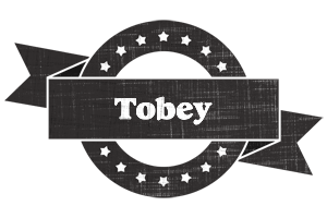 Tobey grunge logo