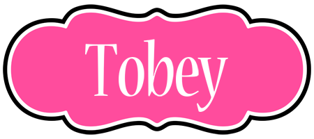 Tobey invitation logo