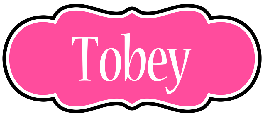 Tobey invitation logo