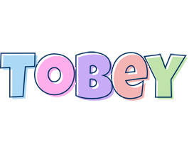 Tobey pastel logo