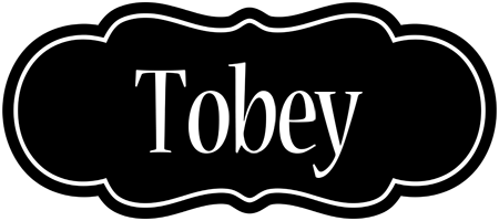 Tobey welcome logo