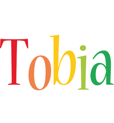 Tobia birthday logo