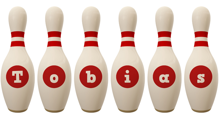 Tobias bowling-pin logo
