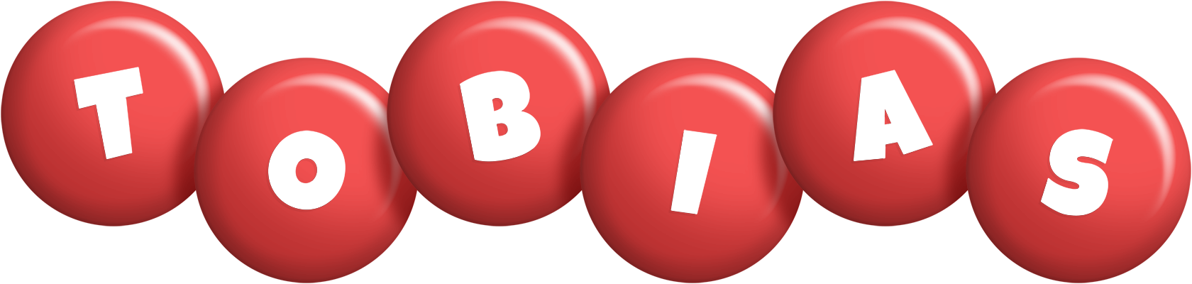 Tobias candy-red logo