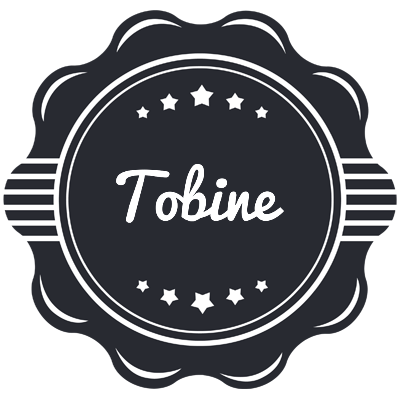 Tobine badge logo