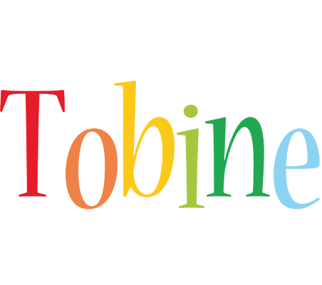 Tobine birthday logo