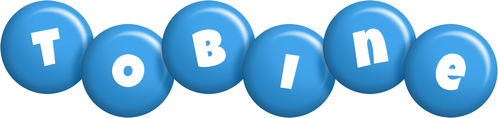 Tobine candy-blue logo