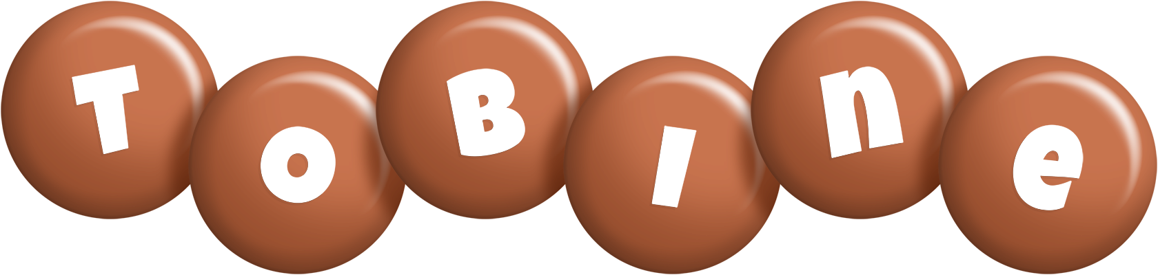 Tobine candy-brown logo