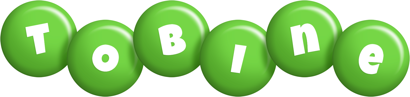 Tobine candy-green logo