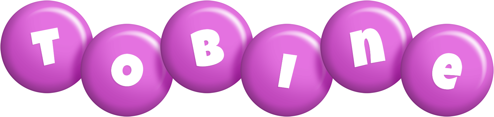 Tobine candy-purple logo