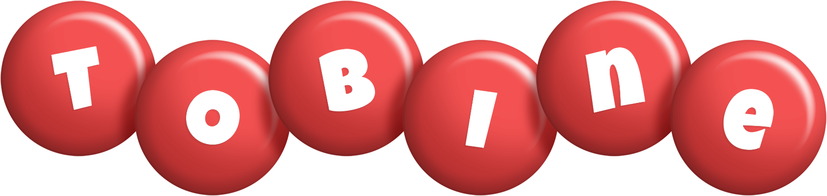 Tobine candy-red logo