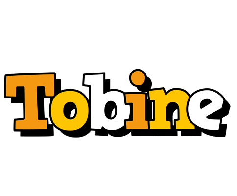 Tobine cartoon logo