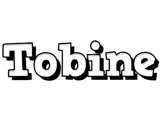 Tobine snowing logo